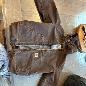 Carhartt Kids Brown Hooded Jacket